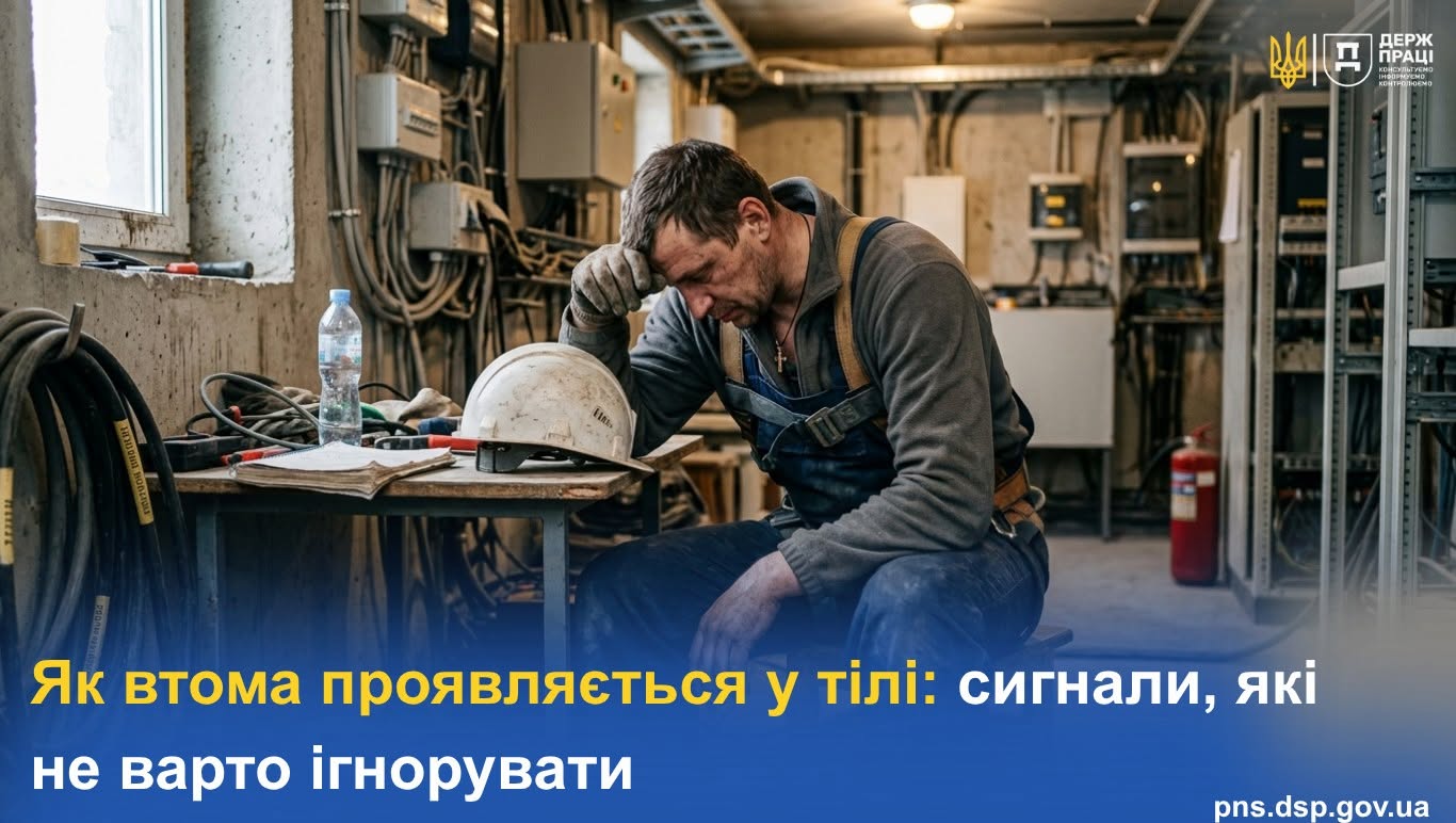 Втома на роботі: Держпраці нагадала, як знизити ризик небезпечних наслідків