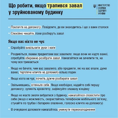 Як діяти у разі загрози обвалу будівлі