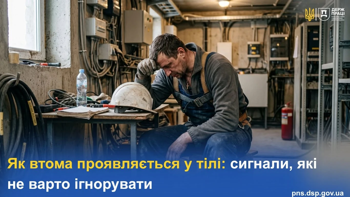 Втома на роботі: Держпраці нагадала, як знизити ризик небезпечних наслідків
