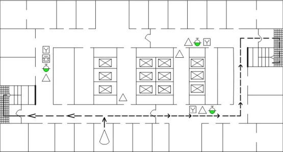 Кількість вогнегасників у школі Кількість вогнегасників у школі
