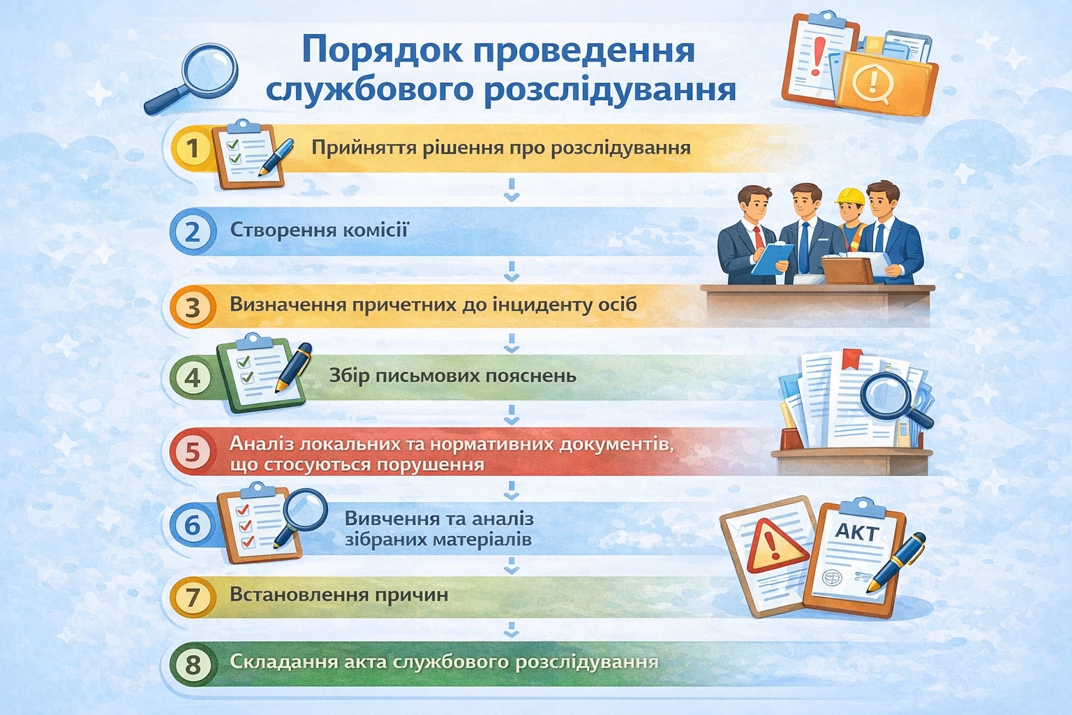 Порядок проведення службового розслідування