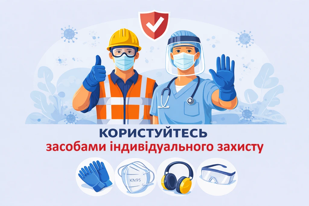 засобами індивідуального захисту
