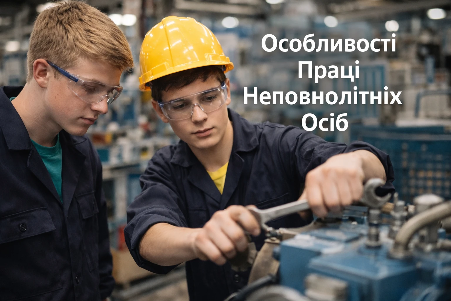 Особливості праці неповнолітніх осіб