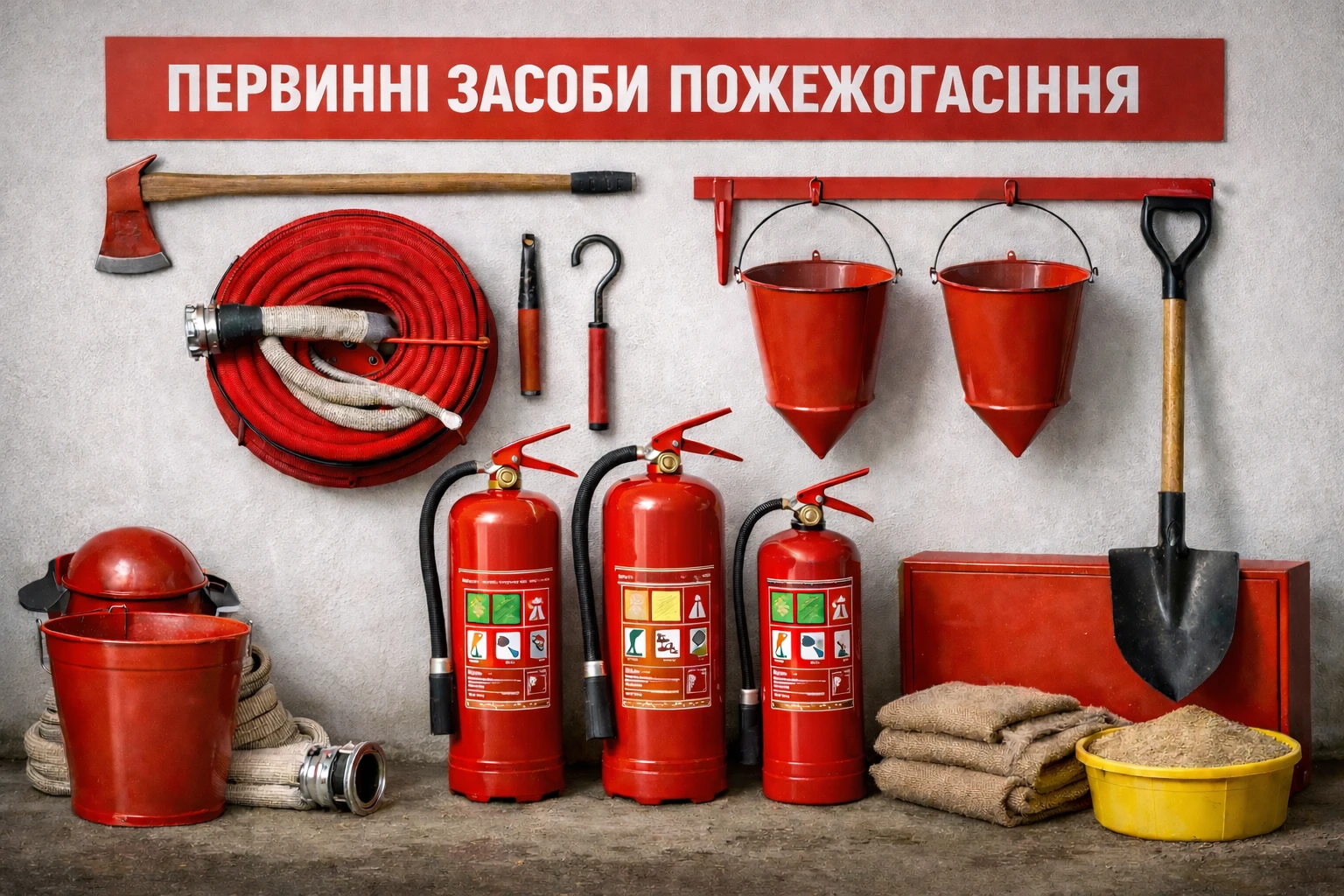 Первинні засоби пожежогасіння