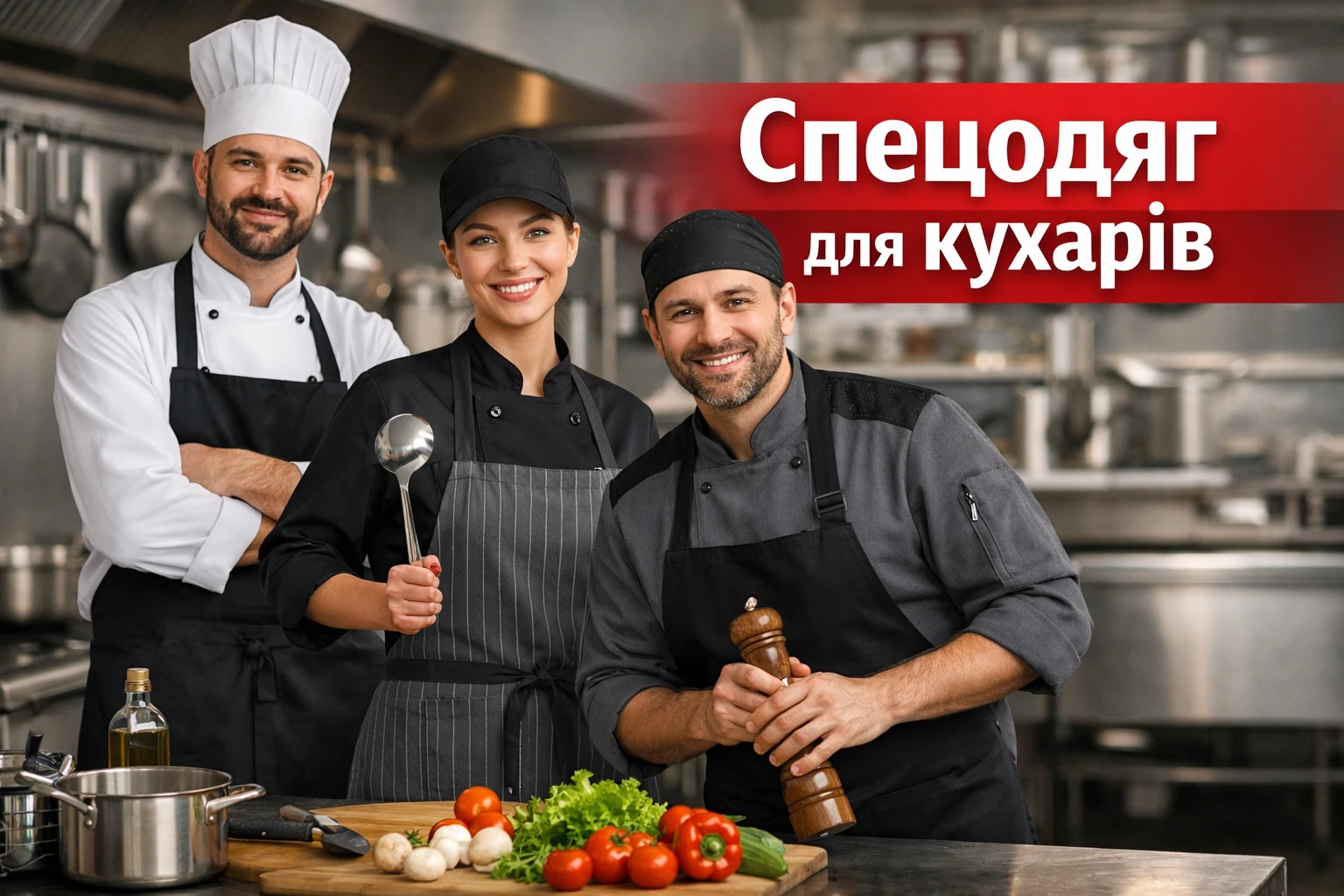 Спецодяг для кухарів