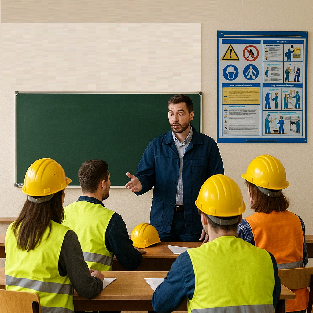 Хто з відповідальних осіб проходить навчання з питань охорони праці